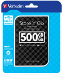 Verbatim Portable Hard Drive 500GB Black