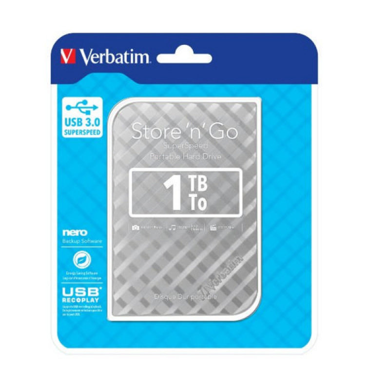 Verbatim Store n Go 1TB Portable Hard Drive