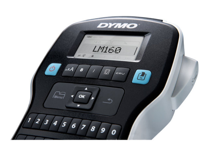 Dymo LabelManager 160 - Black/Silver - Barcode Label Printers at Ebuyer