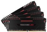 Corsair Vengeance LED 32GB (4 x 8GB) DDR4 DRAM 2666MHz C16 Memory Kit - Red LED