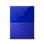 WD My Passport 3TB Portable Hard Drive - Blue