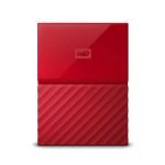 WD My Passport 3TB Portable Hard Drive - Red