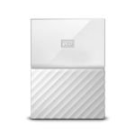 WD My Passport 3TB Portable Hard Drive - White