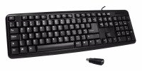 CiT KB-2106 USB/PS2 Black Keyboard Combo