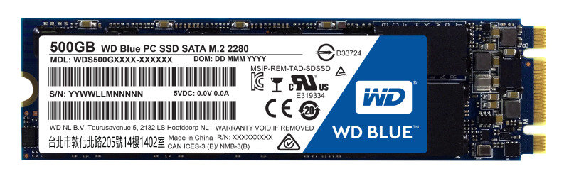WD Blue M.2 500GB Internal SSD