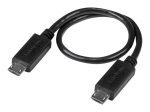 Startech.com USB OTG Cable - Micro USB to Micro USB - M/M - 8 in