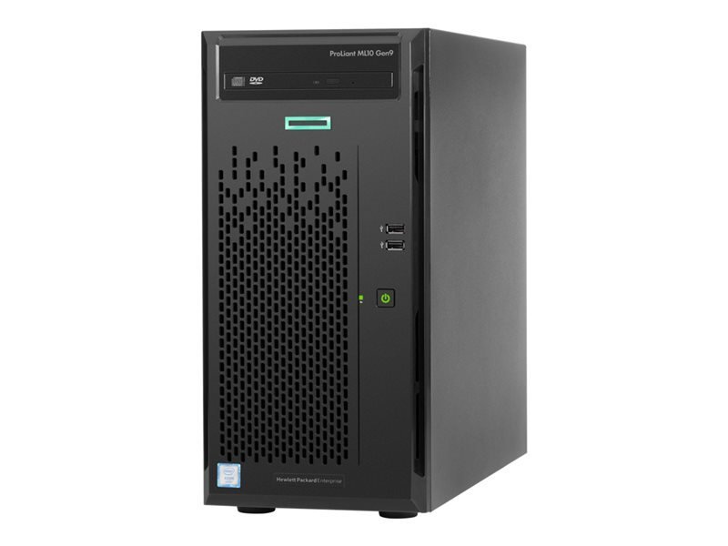HPE ProLiant ML10 Gen9 Performance Xeon E3-1225V5 3.3GHz 8GB RAM 1TB HDD 4U Tower Server