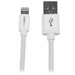 StarTech.com 2m USB to Lightning Cable - Apple MFi Certified - White iPhone Charger