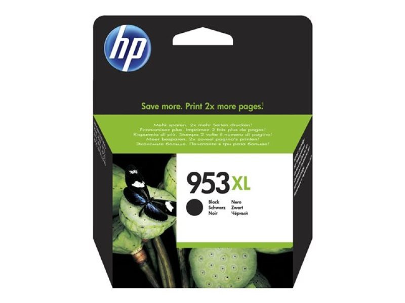 HP 953XL Black Original Ink Cartridge - High Yield 2000 Pages - L0S70AE