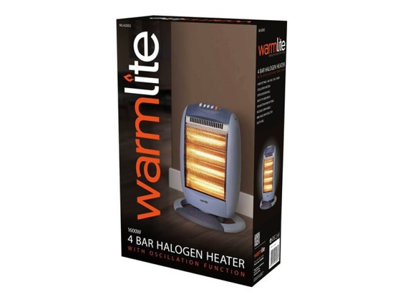 Warmlite 1600W Halogen Heater - Ebuyer