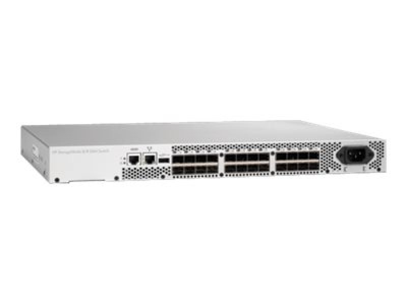 HPE 8/8 (8) Full Fabric Ports Enabled SAN Switch