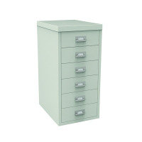 Bisley Non-Locking Multi-Drawer Cabinet 6 Drawer Grey