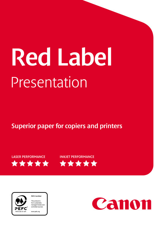 canon red label presentation paper 90gsm