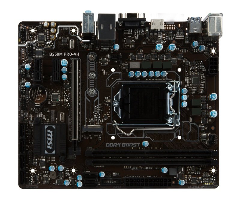 MSI Intel B250M PRO-VH LGA 1151 M-ATX Motherboard | Ebuyer.com