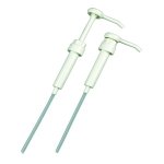 White 38mm Economy Pump Dispenser (Pack of 6)