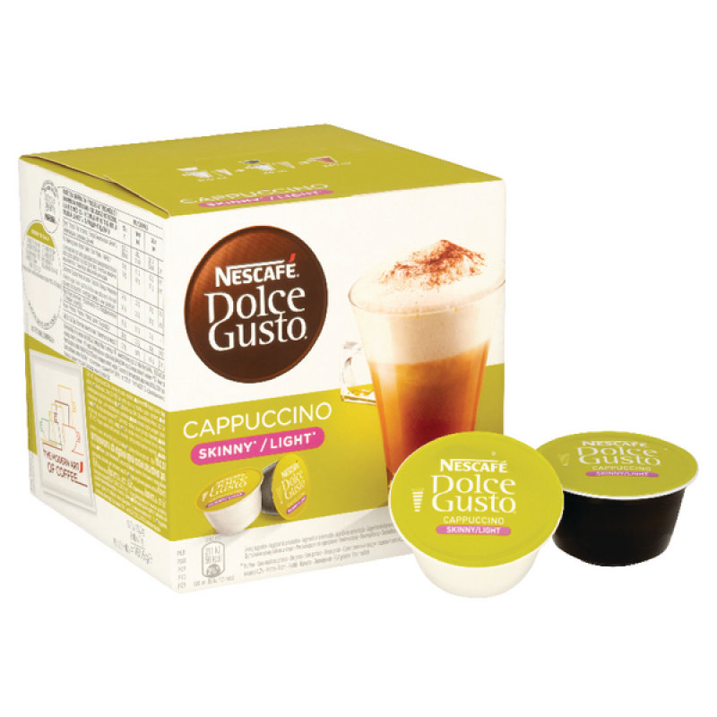 Nescafe Dolce Gusto Skinny Cappuccino Capsules (Pack of 48)