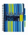 Pukka Pad A5 Project Book Hardback Assorted - 3 Pack