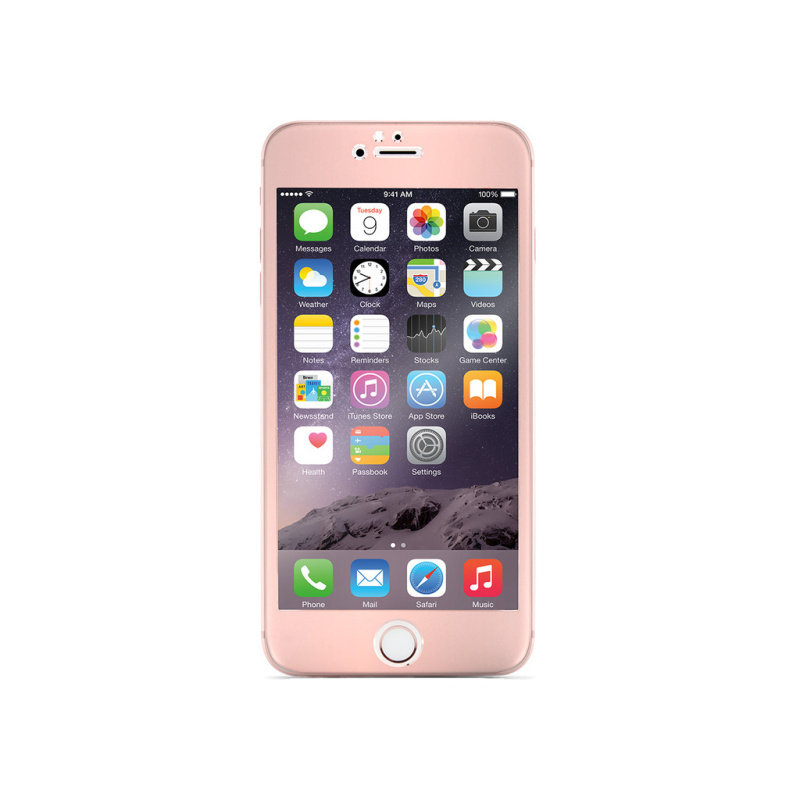 OptiGuard Glass Titanium iPhone 6/6s Plus Rose Gold | Ebuyer.com