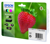 Epson 29XL Strawberry High Yield Multi-Pack Inkjet Cartridges - CMYK