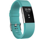 Fitbit Charge 2 Heart Rate and Fitness Tracking Wristband, Small, Teal