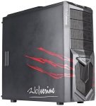 AvP Wolverine Black Gaming Midi Tower Case - Red