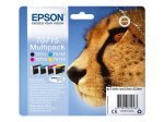 Epson T0715 Black Cyan Magenta Yellow Inkjet Cartridge Value (Pack of 4)