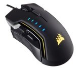 Corsair Gaming GLAIVE RGB Gaming Mouse - Silver/Black