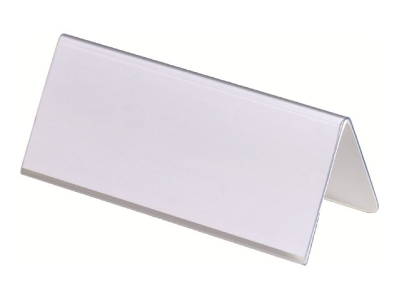 Durable Table Place Name Holders 63x150mm 25 Pack | Ebuyer.com