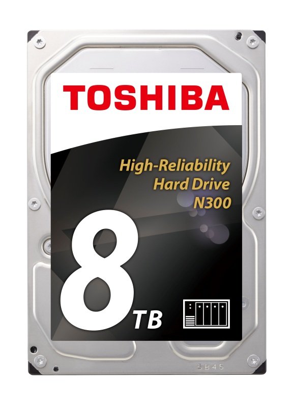 Toshiba N300 8TB High-Reliability NAS Hard Drive