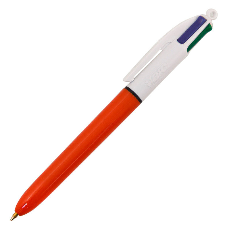 Bic 4 Colours Ballpoint Pen Fine 0.8mm 801868