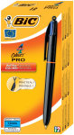 Bic Pro 4 Colours Pro Ballpoint Pen - 12 Pack