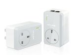 TP-Link TL-PA4020P KIT V1.20 AV600 2-Port Powerline Adapter with AC Pass Through Starter Kit
