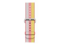 42mm Red Woven Nylon