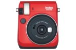 Fujifilm Instax Mini 70 Instant Camera - Red inc 10 Shots