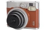 Fujifilm Instax Mini 90 Instant Camera - Brown inc 10 Shots