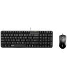 Rapoo N1850 Wired Desktop Combo Set Black UK Layout