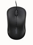 Rapoo N1130 Wired Optical Mouse Black