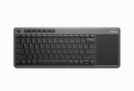 Rapoo K2600 2.4GHz Wireless Multimedia Keyboard Grey UK Layout