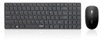 Rapoo X9310 2.4GHz Wireless Ultra-slim Desktop Combo Set Black UK Layout