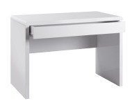 Luxor Gloss Workstation Gloss White Desk with Drawer
