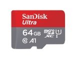 SanDisk 64GB Ultra A1 Micro SD Card with Adapter