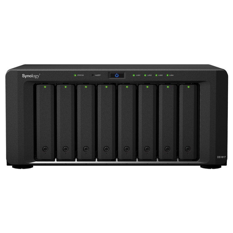 Synology DS1817 32TB (8 x 4TB WD RED) 8 Bay Desktop NAS
