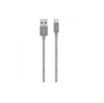 Belkin Grey Metallic 1.2M Micro-USB to USB Cable