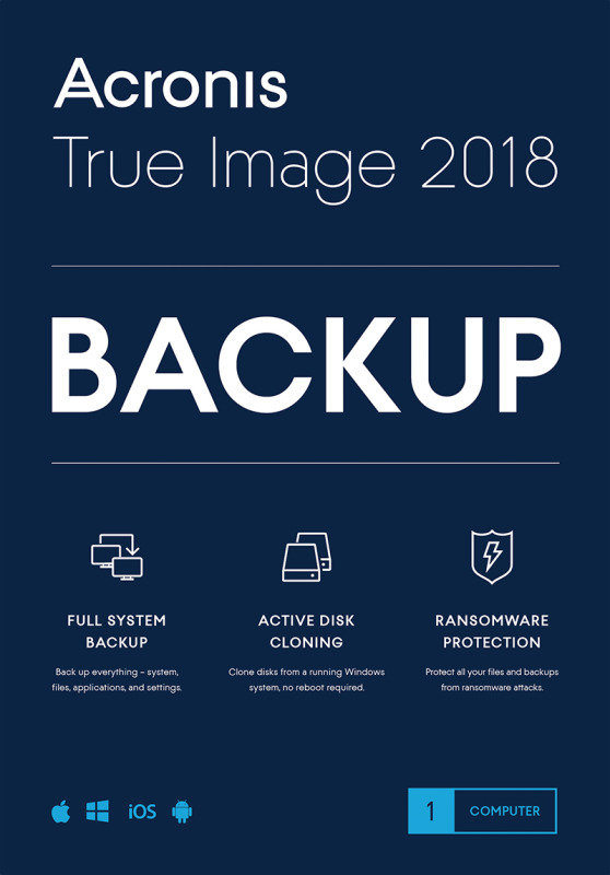 acronis true image 2018 1 computer standard upgrade