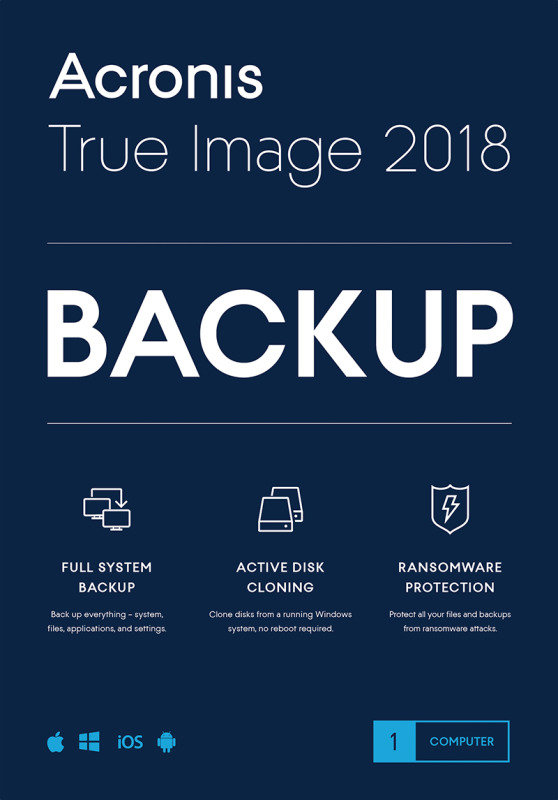 1 acronis true image 2018