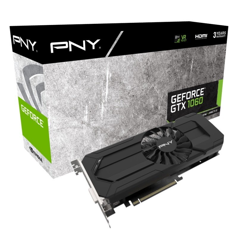 PNY Nvidia GTX 1060 3GB Graphics Card 