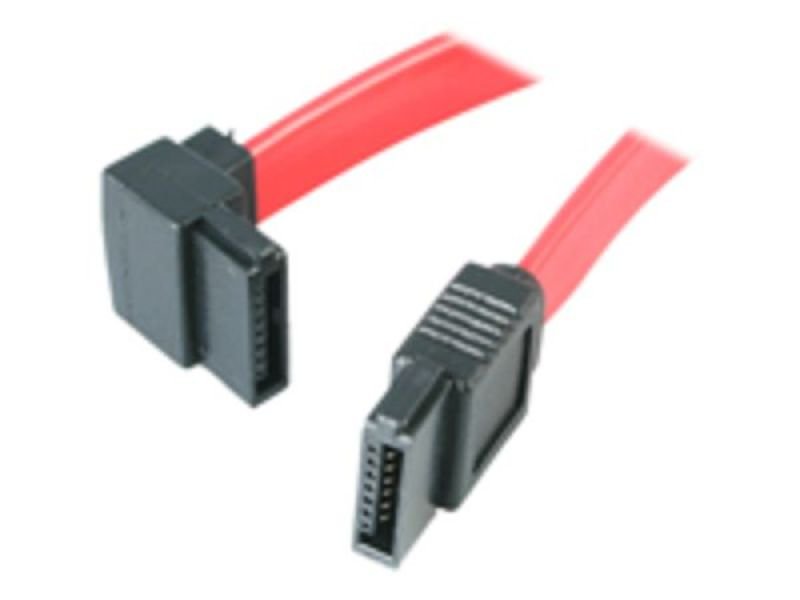 StarTech.com SATA to Left Angle SATA Serial ATA Cable 0.3m Red