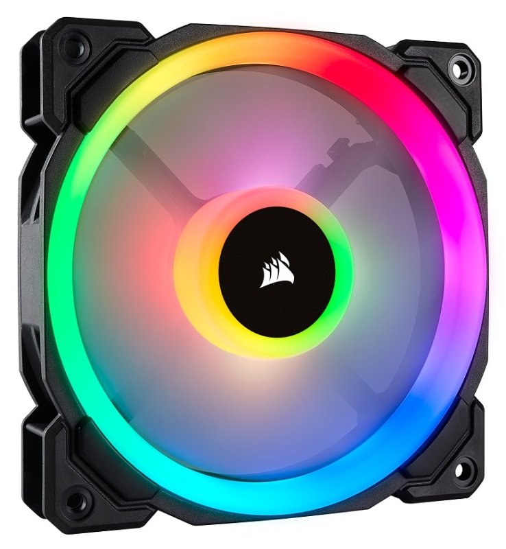 CORSAIR LL120 RGB 120mm PC Case Fan - Black