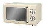 Russell Hobbs RHRETMM705C Retro 17 Litre Cream Manual Microwave