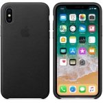 Apple iPhone X Leather Case - Black